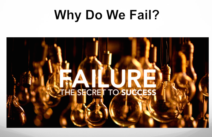Why We FAIL